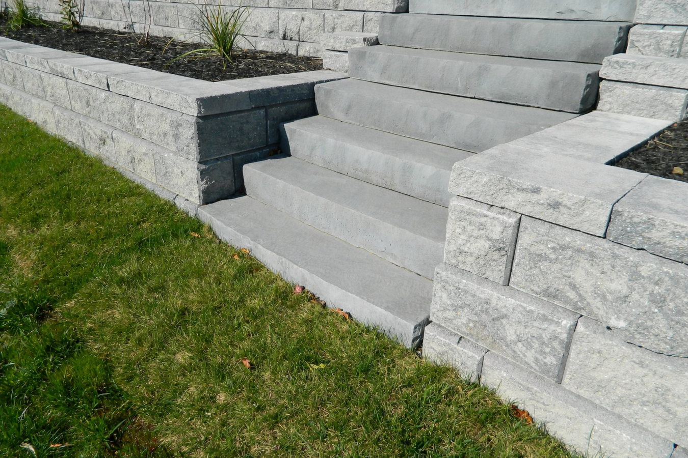 Concrete steps construction